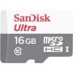 Carte Mémoire SanDisk Ultra 16 Go (SDSQUNS-016G-GN3MN)