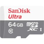 Carte Mémoire SanDisk Ultra 64 Go microSDXC™ UHS-I (SDSQUNR-064G-GN3MN)