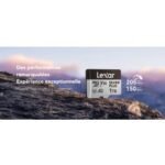 Carte microSD Lexar Professional SILVER PLUS microSDXC UHS-I 256 Go 205MB/s (LMSSIPL256G-BNANG)