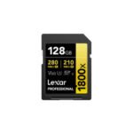 Carte SD Lexar Professional 1800x GOLD SDXC UHS-II 128 Go 280MB/s (LSD1800128G-BNNNG)