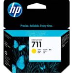 HP 711 Jaune - Cartouche d'encre HP d'origine (CZ132A)