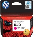 HP 655 Magenta - Cartouche d'encre HP d'origine (CZ111AE)