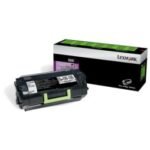 Cartouche de toner Noir Lexmark 525 du Programme de retour 6000 pages (52D5000)