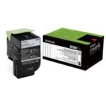 Cartouche de toner Lexmark Noir 808K du Programme de retour - 1000 pages