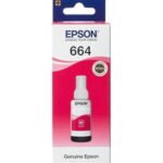 Epson 664 M (T6643) Magenta - Bouteille d'encre Epson d'origine (C13T66434A)