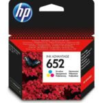 HP 652 trois couleurs - Cartouche d'encre HP d'origine (F6V24AE)