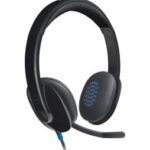Casque Logitech H540 pour ordinateur avec microphone anti-parasite - USB (981-000480)