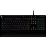 Clavier gaming G213 Prodigy de Logitech avec éclairage RVB et anti-ghosting Noir Français (Azerty)