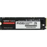 Disque Dur interne SSD Patriot viper gaming PV593 M.2 2280 Gen5 x4 NVMe 1 To (PV593P1TBM28H)