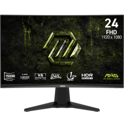 ecran-incurve-gaming-24-full-hd-msi-mag-245c-x24-4711377395076.png Écran incurvé Gaming 24" Full HD MSI MAG 245C X24 (4711377395076) – Image 1