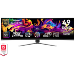 Écran incurvé Gaming 49" DQHD MSI MPG 491CQPX QD-OLED (9S6-3FA84T-028)