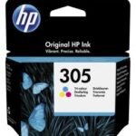 HP 305 trois couleurs  - Cartouche d'encre HP d'origine (3YM60AE)