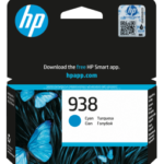 HP 938 Cyan - Cartouche d'encre HP d'origine (4S6X5PE)