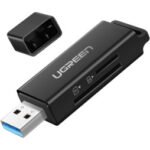 Lecteur carte mémoire SD/TF Ugreen USB 3.0 Noir (40752)