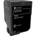 Lexmark CS/CX725 Noir - Cartouche de toner d'origine (74C5HK0)