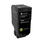 Lexmark CS720, CS/CX725 Jaune - Cartouche de toner d'origine (74C50Y0)