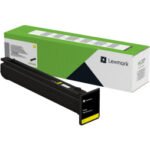 Lexmark CS963, CX961, 962, 963 Programme de retour Cartouche de toner Jaune (77L5HY0)