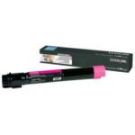 Lexmark X950/952/954 Magenta - Cartouche de toner d'origine (X950X2MG)