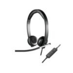 Logitech H650e Casque Avec fil Arceau Bureau/Centre d'appels USB Type-A Noir, Argent (981-000519)