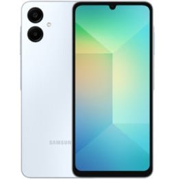 samsung-galaxy-a06-light-blue-64-go.jpg Smartphone Samsung Galaxy A06 6,7" 50 MP 5000 mAh Bleu Clair 64 Go (SM-A065FLBDMWD) – Image 1