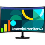 Écran 27" incurvé Gaming Full HD Samsung Essential S3 S36GD (LS27D360GAUXEN)