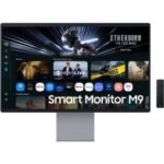 Moniteur connecté Samsung 32" QD-OLED 4K Smart Monitor M9 165 Hz (LS32FM900SUXEN)