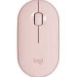 Souris sans fil Bluetooth Logitech Pebble M350 Rose (910-005717)
