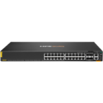 Switch Administrable HPE Aruba CX 6200F 24 ports Classe 4 PoE 4 ports SFP 370W (JL725B)