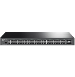 switch-tp-link-tl-sg3452x-jetstream-48-port-gigabit-l2-managed-switch-with-4-10ge-sfp-slots.png Switch TP-Link TL-SG3452X JetStream 48-Port Gigabit L2+ Managed Switch with 4 10GE SFP+ Slots – Image 1
