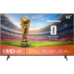 Téléviseur Hisense 55" Smart UHD 4K 55A6Q + Récepteur TNT Intégré (HIS55A6Q)