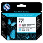 Tête d'impression magenta clair et cyan clair HP 771 Designjet (CE019A)