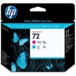 Têtes d'impression magenta et cyan HP  72 (C9383A)