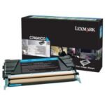 Toner Cyan 7000 pages Lexmark C746, C748 Return Program (C746A1CG)