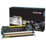 Toner Jaune 7000 pages Lexmark C746, C748 Return Program (C746A1YG)