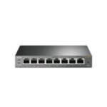 TP-Link TL-SG108PE Géré L2 Gigabit Ethernet (10/100/1000) Connexion Ethernet, supportant l'alimentation via ce port (PoE) Noir