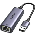 Adaptateur Ugreen Aliminium USB 3.0 vers RJ45 Ethernet gigabit (50922)