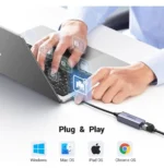 Adaptateur Ugreen Aliminium USB-C vers RJ45 1000Mbps (50737) – Image 4