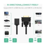 Adaptateur Ugreen DVI Mâle vers HDMI Female (20118) – Image 2