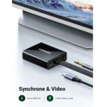 Adaptateur Ugreen HDMI vers VGA avec audio (40248) – Image 3