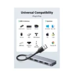 HUB USB 3.0 Ugreen 4 en 1 (50985) – Image 3