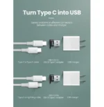 Adaptateur Ugreen USB-A Mâle vers USB-C Femelle (50568) – Image 4