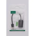Adaptateur Ugreen USB-A vers 3.5 mm audio Stereo Noir (30724) – Image 3