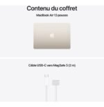 Apple MacBook Air 13 pouces M5 16 Go 512 Go Lumière Stellaire (MDHA4FN/A) – Image 4
