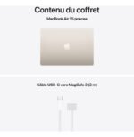 Apple MacBook Air 15 pouces M5 16 Go 512 Go Lumière Stellaire (MDVD4FN/A) – Image 4