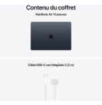 Apple MacBook Air 15 pouces M5 16 Go 512 Go Minuit (MDVH4FN/A) – Image 4
