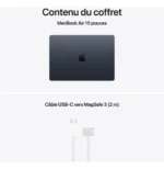 Apple MacBook Air 15 pouces M5 24 Go 1 To Minuit (MDVN4FN/A) – Image 4