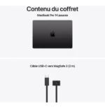 Apple MacBook Pro 14 pouces M5 24 Go 1 To Noir Sidéral (MDE34FN/A) – Image 4
