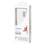 Banque d'alimentation ADATA P12500D - Powerbanck à 12500 mAh - Blanc (AP_12500D)