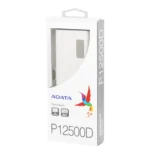 Banque d'alimentation ADATA P12500D - Powerbanck à 12500 mAh - Blanc (AP_12500D)