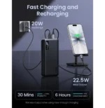 Banque d'alimentation Ugreen 20000 mAh Charge rapide de 22,5 W (25683) – Image 8